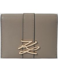 KARL LAGERFELD - K/Autograph Drop Bifold Cardholder - Lyst