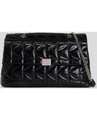 Karl Lagerfeld - K/kuilt Shiny Large Shoulder Bag - Lyst