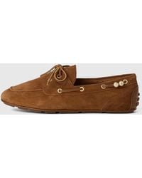 KARL LAGERFELD - Ariella Suede Boat Shoes - Lyst