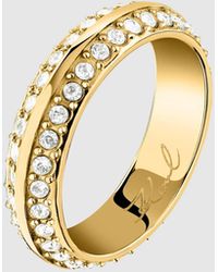 KARL LAGERFELD - Crystal Ring - Lyst
