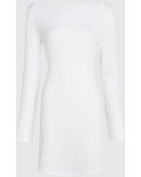 KARL LAGERFELD - Textured Faux-Pearl Mini Beach Dress - Lyst