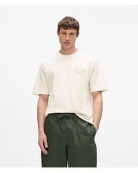KL Jeans - Distressed Monogram Boxy T-Shirt - Lyst