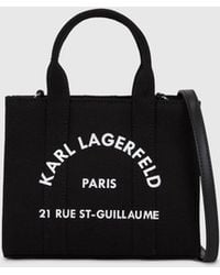 KARL LAGERFELD - Rue St-Guillaume Mini Tote Bag - Lyst