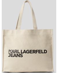 Karl Lagerfeld - Sac Cabas En Toile Klj - Lyst