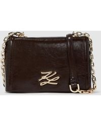 KARL LAGERFELD - K/Autograph Glossy Crossbody Bag - Lyst