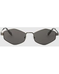 KARL LAGERFELD - Monogram Geometric Sunglasses - Lyst