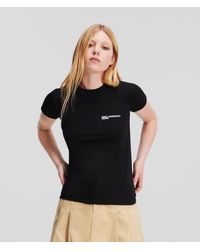 Karl Lagerfeld - Klj Logo Slim-fit T-shirt - Lyst