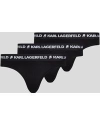 Karl Lagerfeld - Culottes Avec Logo – Lot De 3, Femme, Taille - Lyst