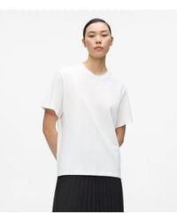KARL LAGERFELD - Signature Legeres T-Shirt, Damen, Größe - Lyst
