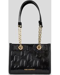 Karl Lagerfeld - K/skuare Shiny Small Tote Bag - Lyst