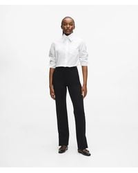 KARL LAGERFELD - Punto Pants - Lyst
