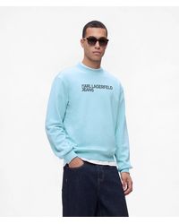 KL Jeans - Regular-Fit Logo Sweatshirt - Lyst