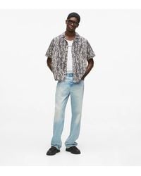 KL Jeans - Acid Wash Relaxed Jeans - Lyst