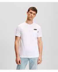 Karl Lagerfeld - Ikon Pocket T-shirt - Lyst