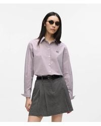 KARL LAGERFELD - Ikon Checked Shirt - Lyst
