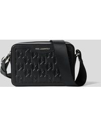 Karl Lagerfeld - K/Loom Kameratasche Aus Leder - Lyst