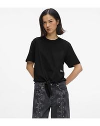 KL Jeans - Regular‑Fit Tie Detail T-Shirt - Lyst
