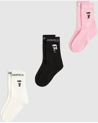 KARL LAGERFELD - Ikon Socks – 3-Pack - Lyst