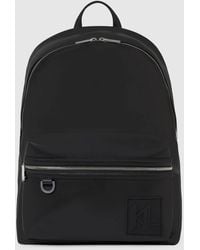 KARL LAGERFELD - Monogram Patch Backpack - Lyst