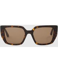 KARL LAGERFELD - Autograph Chunky Sunglasses - Lyst