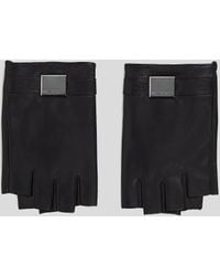 Karl Lagerfeld - K/Forever Fingerlose Handschuhe, Damen, Größe - Lyst