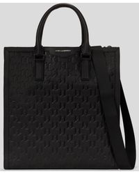 Karl Lagerfeld - K/loom Leather Tote Bag - Lyst