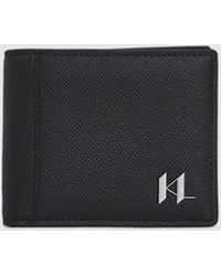 KARL LAGERFELD - K/Monogram Leather Wallet - Lyst