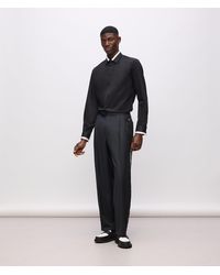 KARL LAGERFELD - Kl Studio Contrast Piping Pants - Lyst