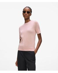 KARL LAGERFELD - Merino Wool T-Shirt - Lyst