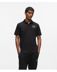 KARL LAGERFELD - From Paris With Love Polo Shirt - Lyst