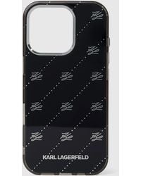 KARL LAGERFELD - All-Over Autograph Iphone 16 Pro Case - Lyst