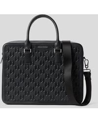 Karl Lagerfeld - K/Loom Aktentasche Aus Leder - Lyst