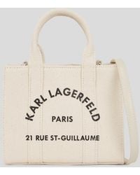 KARL LAGERFELD - Rue St-Guillaume Mini Tote Bag - Lyst