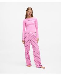 KARL LAGERFELD - Ikon Pajama Set - Lyst