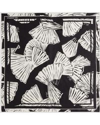 KARL LAGERFELD - K/Signature Small Fan Scarf, Multicoloured - Lyst