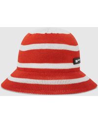 KL Jeans - Knitted Striped Bucket Hat, Multicoloured - Lyst