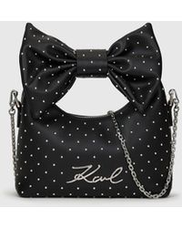 KARL LAGERFELD - K/Soiree Mini Bow Crossbody Bag - Lyst