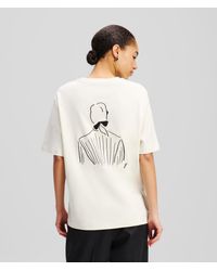 Karl Lagerfeld - Kl X Jorge Parra Oversized T-shirt - Lyst