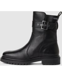 Karl Lagerfeld - Bottes Avec Boucle Mi-Mollet Binky, Femme, Taille - Lyst