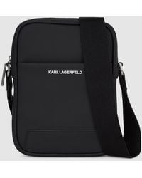 KARL LAGERFELD - Sac Bandoulière Avec Logo Minimaliste, Homme, Taille - Lyst