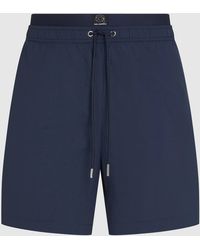 KARL LAGERFELD - Ikon Double-Waist Medium Boardshorts - Lyst