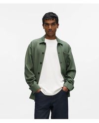 KARL LAGERFELD - Buttoned Overshirt - Lyst
