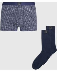 KARL LAGERFELD - Ikon Trunks And Socks Gift Set - Lyst