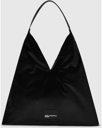 KL Jeans - Trapeze Velvet Shopper - Lyst