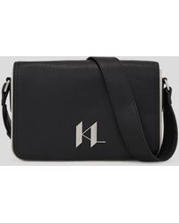 Karl Lagerfeld - K/plak Canvas Messenger Bag - Lyst