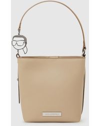 KARL LAGERFELD - Ikon Smooth Bucket Bag - Lyst
