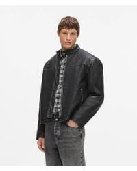 KL Jeans - Karl Quote Biker Jacket - Lyst