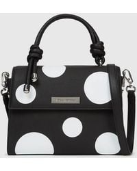 KARL LAGERFELD - Ikon Pebble Satchel Bag - Lyst