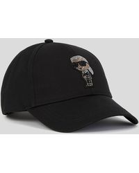 KARL LAGERFELD - Ikon Rhinestones Cap - Lyst