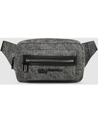 KL Jeans - Washed Denim Belt Bag - Lyst